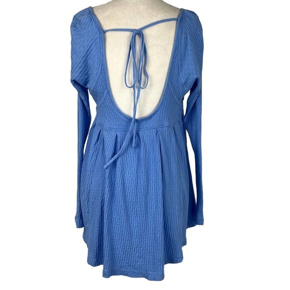 Free PEOPLE ITS ALWAYS YOU WOMENS TOP CORNFLOWER‎ BLUE NEW WITH TAG SIZE XS - Picture 9 of 16